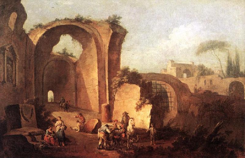 ZAIS, Giuseppe Landscape with Ruins and Archway